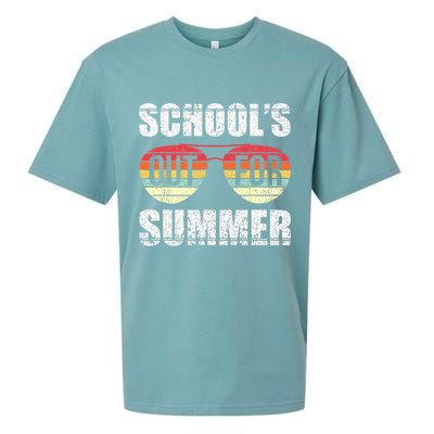 Graduation Schools Out For Summer Students Teacher Sueded Cloud Jersey T-Shirt