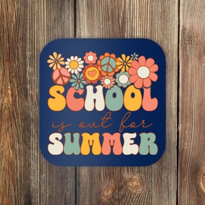 Groovy Schools Out For Summer Last Day Of School Teacher Coaster