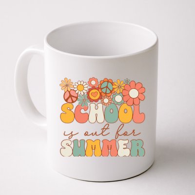 Groovy Schools Out For Summer Last Day Of School Teacher Coffee Mug