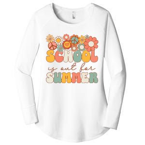 Groovy Schools Out For Summer Last Day Of School Teacher Women's Perfect Tri Tunic Long Sleeve Shirt