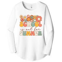 Groovy Schools Out For Summer Last Day Of School Teacher Women's Perfect Tri Tunic Long Sleeve Shirt