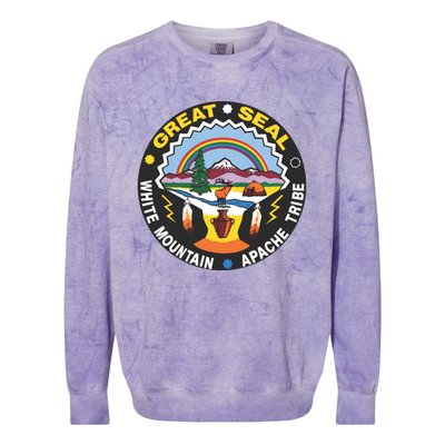 Great Seal Of The White Mountain Colorblast Crewneck Sweatshirt