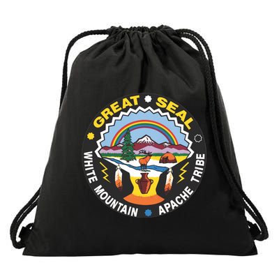 Great Seal Of The White Mountain Drawstring Bag