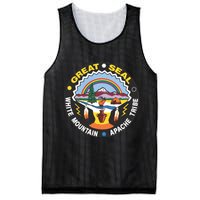 Great Seal Of The White Mountain Mesh Reversible Basketball Jersey Tank