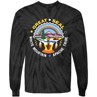 Great Seal Of The White Mountain Tie-Dye Long Sleeve Shirt