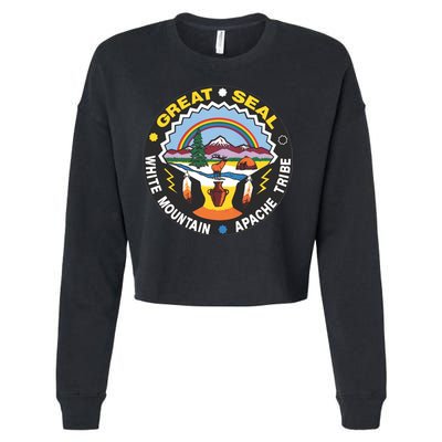 Great Seal Of The White Mountain Cropped Pullover Crew