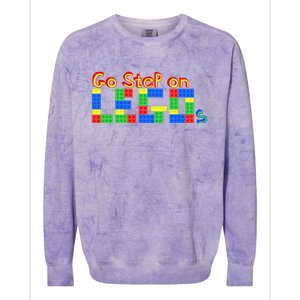 Go Step On LEGOs Colorblast Crewneck Sweatshirt