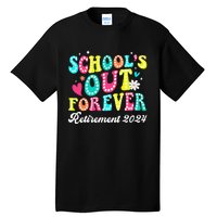 Groovy SchoolS Out Forever Retirement 2024 Tall T-Shirt