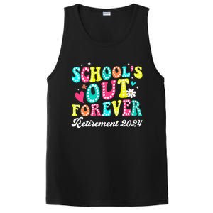 Groovy SchoolS Out Forever Retirement 2024 PosiCharge Competitor Tank