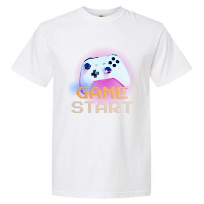 Game Start Or Game On Starter Gift Garment-Dyed Heavyweight T-Shirt