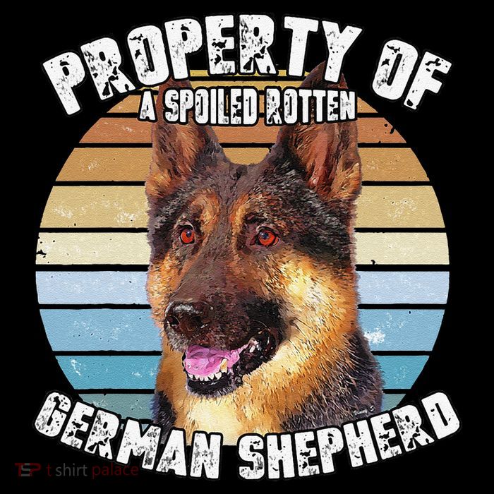German Shepherd Owner Lover Property Of Gift Love Cute Dog Flatbill Hat