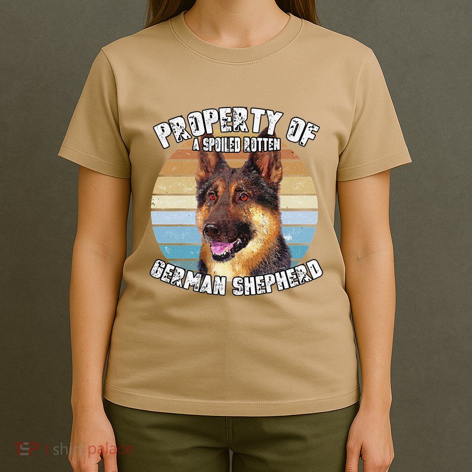 German Shepherd Owner Lover Property Of Gift Love Cute Dog T-Shirt