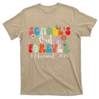 Groovy SchoolS Out Forever Retirement 2025 Retired Teacher T-Shirt