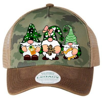Gnomes St Patrick's Day Legacy Tie Dye Trucker Hat