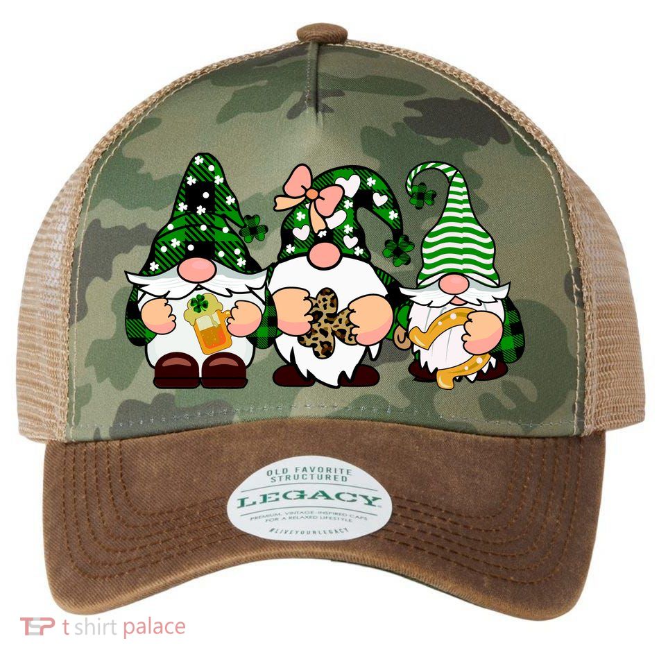 Gnomes St Patrick's Day Legacy Tie Dye Trucker Hat