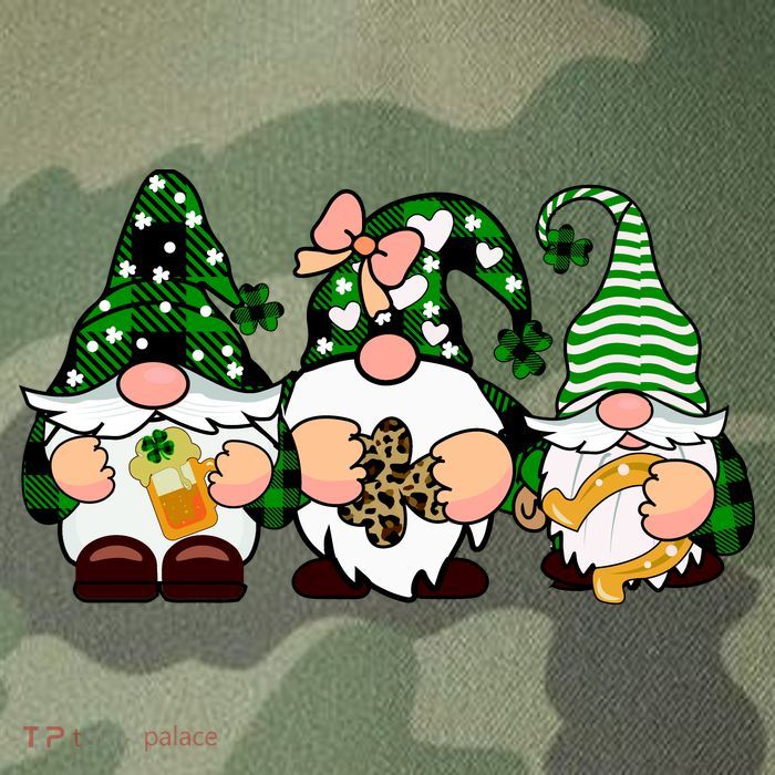 Gnomes St Patrick's Day Legacy Tie Dye Trucker Hat