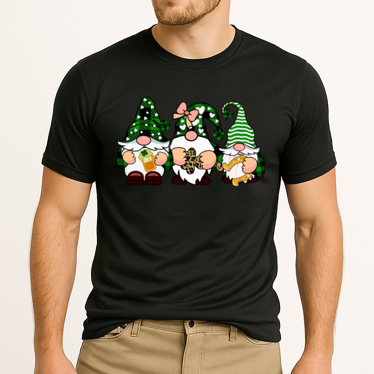 Gnomes St Patrick's Day Performance Shirt