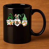 Gnomes St Patrick's Day 11oz C Handle Ceramic Mug