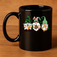 Gnomes St Patrick's Day 11oz C Handle Ceramic Mug