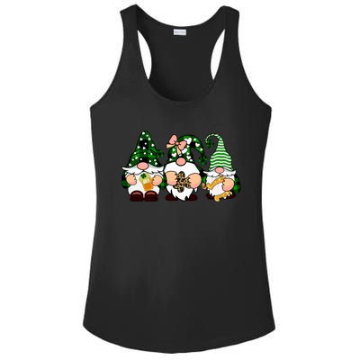 Gnomes St Patrick's Day Ladies PosiCharge Competitor Racerback Tank