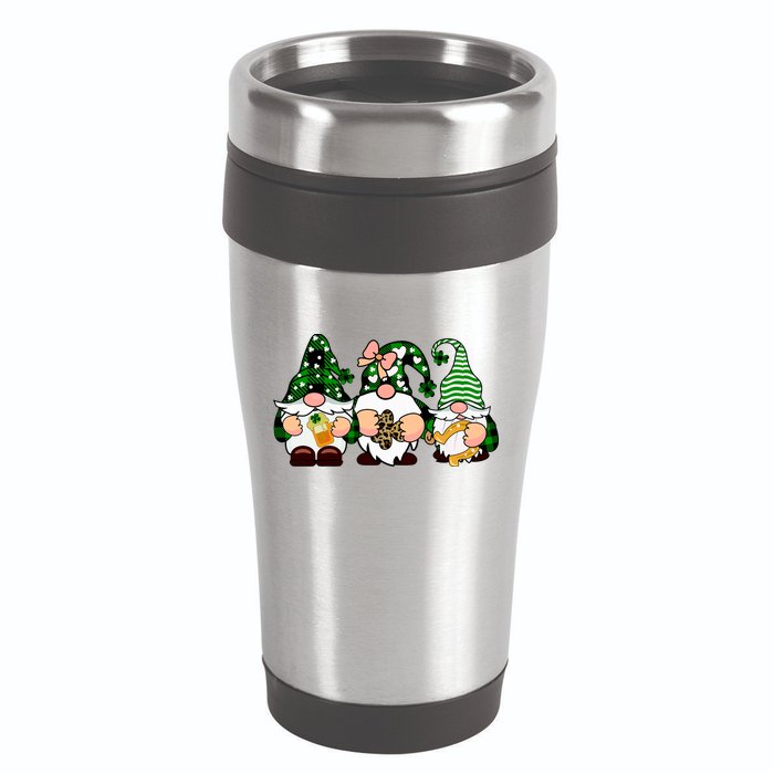 Gnomes St Patrick's Day 16oz Travel Tumbler