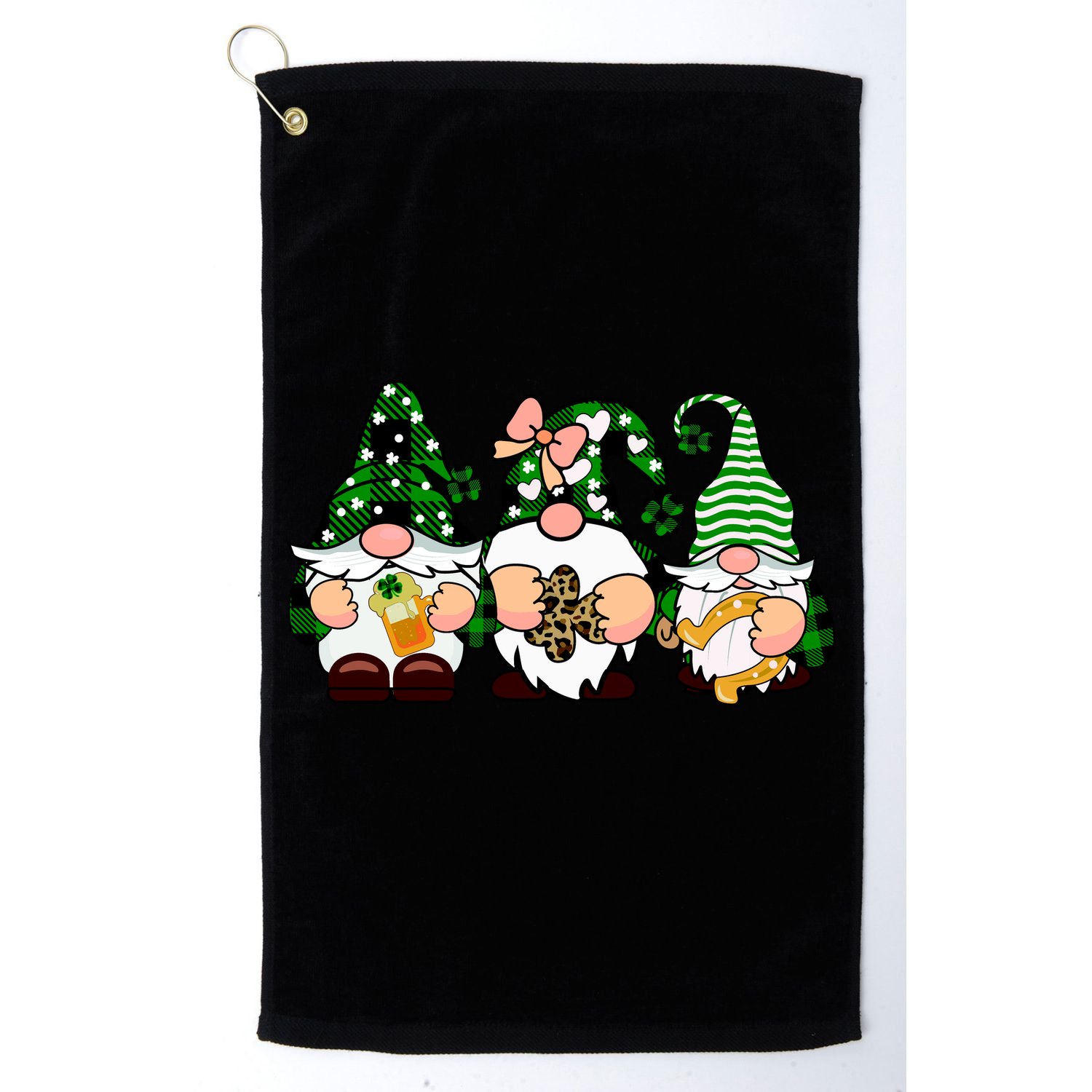 Gnomes St Patrick's Day Golf Towel