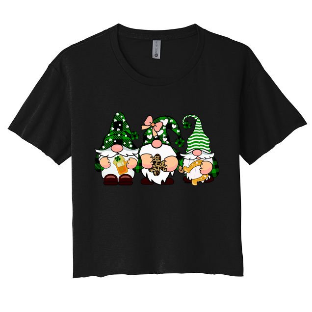 Gnomes St Patrick's Day Crop Top
