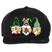 Gnomes St Patrick's Day Wool Snapback Cap