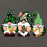 Gnomes St Patrick's Day Cotton Canvas Backpack