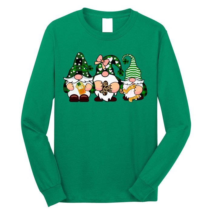 Gnomes St Patrick's Day Long Sleeve Shirt