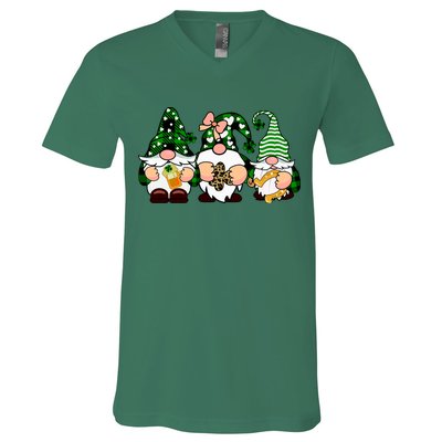 Gnomes St Patrick's Day V-Neck T-Shirt
