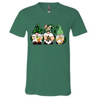 Gnomes St Patrick's Day V-Neck T-Shirt