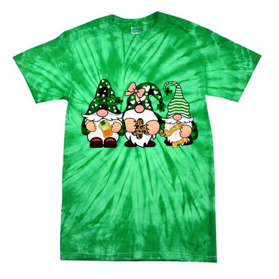 Gnomes St Patrick's Day Tie-Dye T-Shirt