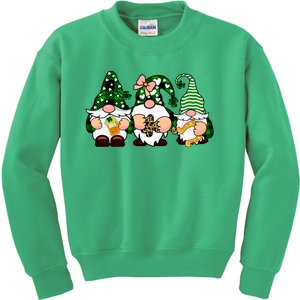 Gnomes St Patrick's Day Kids Sweatshirt