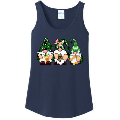 Gnomes St Patrick's Day Ladies Essential Tank