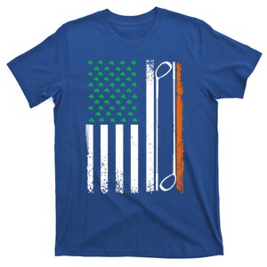 Golf St Patricks Day Gift Patriot American Flag Gift T-Shirt