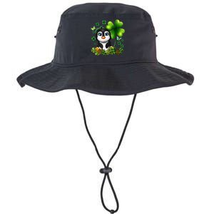 Girls St Patricks Day Gift For Penguin Kids Green Shamrock Women Gift Legacy Cool Fit Booney Bucket Hat