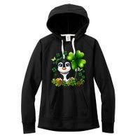 Girls St Patricks Day Gift For Penguin Kids Green Shamrock Women Gift Women's Fleece Hoodie