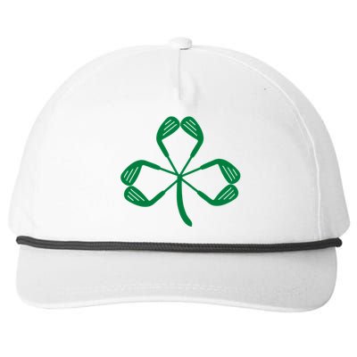 Golf St Patricks Day St Paddys Day Shamrock Irish Gift Snapback Five-Panel Rope Hat