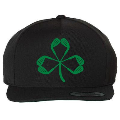 Golf St Patricks Day St Paddys Day Shamrock Irish Gift Wool Snapback Cap