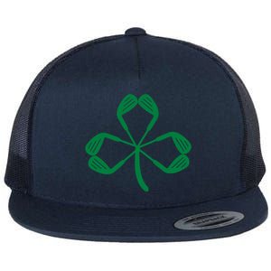 Golf St Patricks Day St Paddys Day Shamrock Irish Gift Flat Bill Trucker Hat