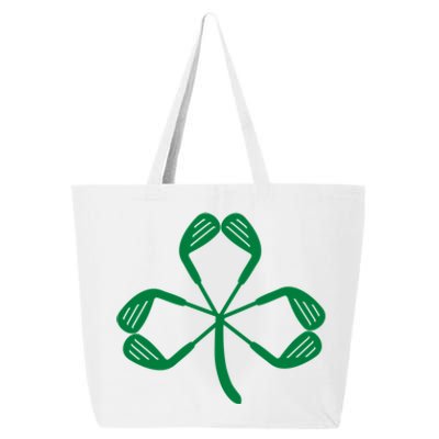 Golf St Patricks Day St Paddys Day Shamrock Irish Gift 25L Jumbo Tote