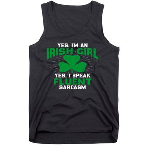 Green Saint Patricks Day St pattys Irish Shamrock Leprechaun Tank Top