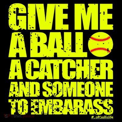 Girl Softball Pitcher Funny T-Shirt