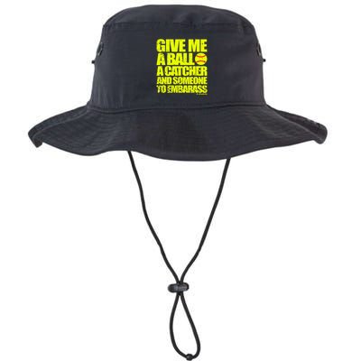 Girl Softball Pitcher Funny Bucket Hat