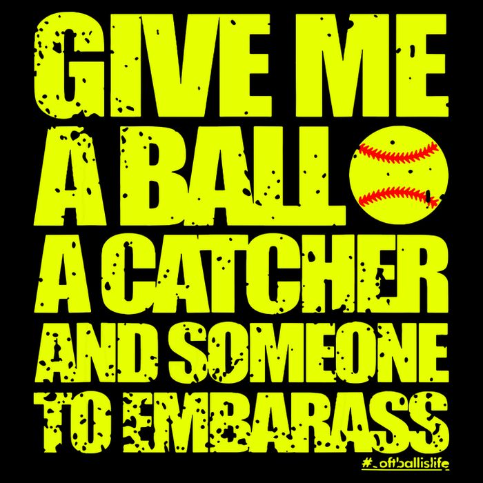 Girl Softball Pitcher Funny Bag