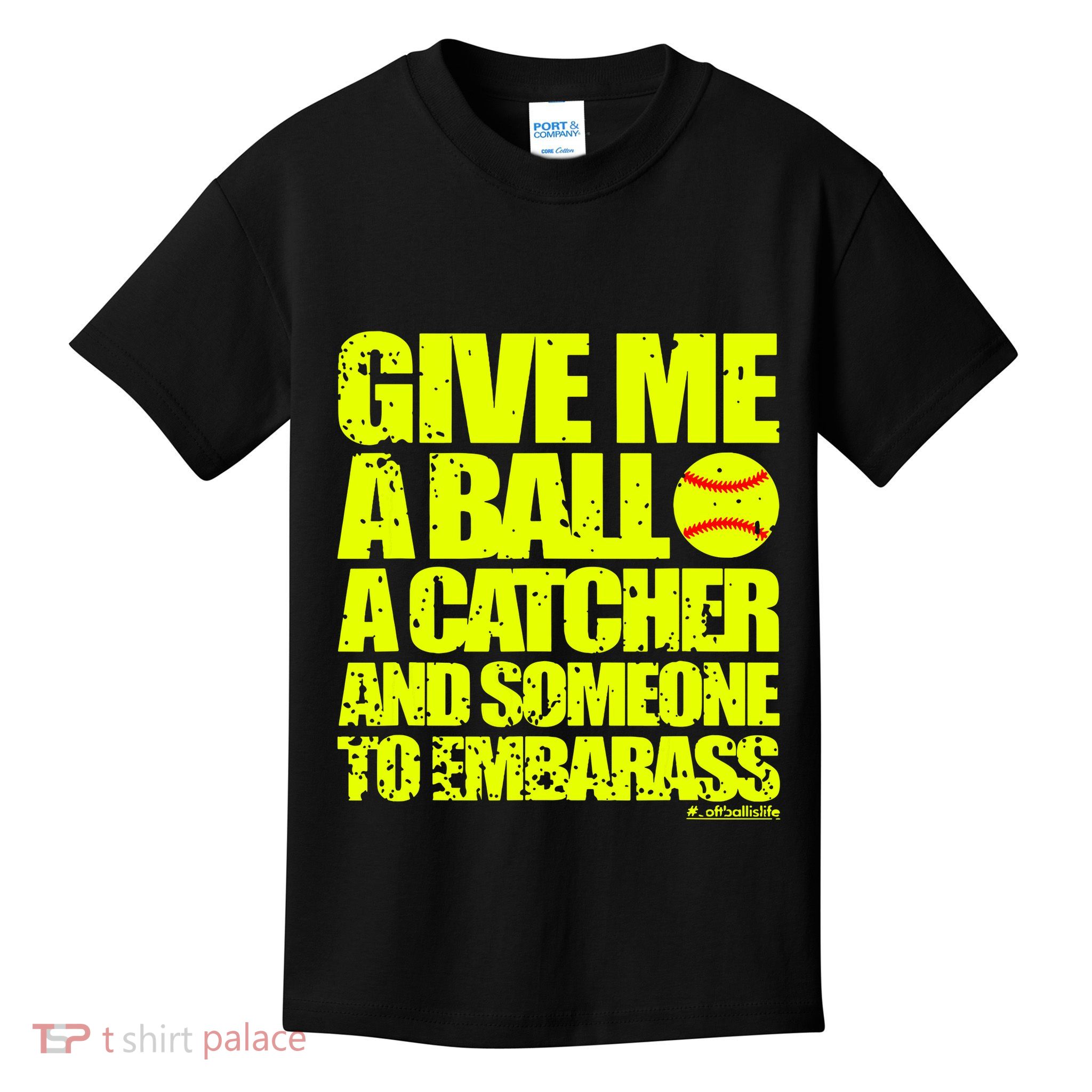 Girl Softball Pitcher Funny Kids T-Shirt