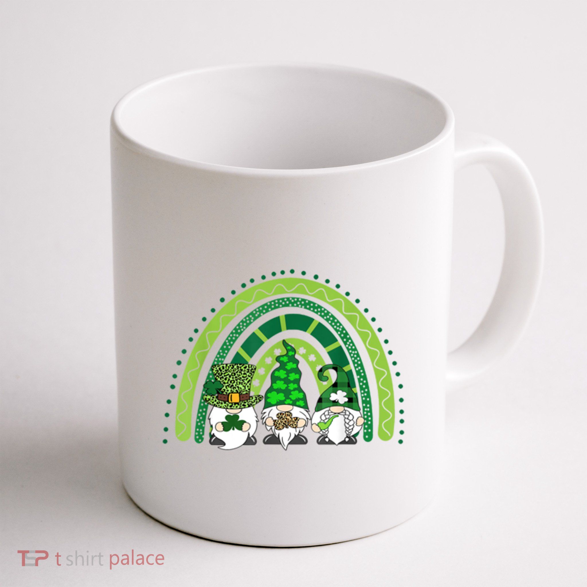 Gnome St Patrick's Day Rainbow Mug