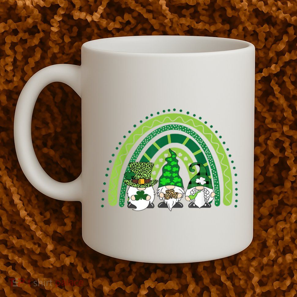 Gnome St Patrick's Day Rainbow Mug