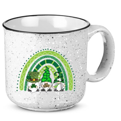 Gnome St Patrick's Day Rainbow 15oz Campfire Ceramic Mug